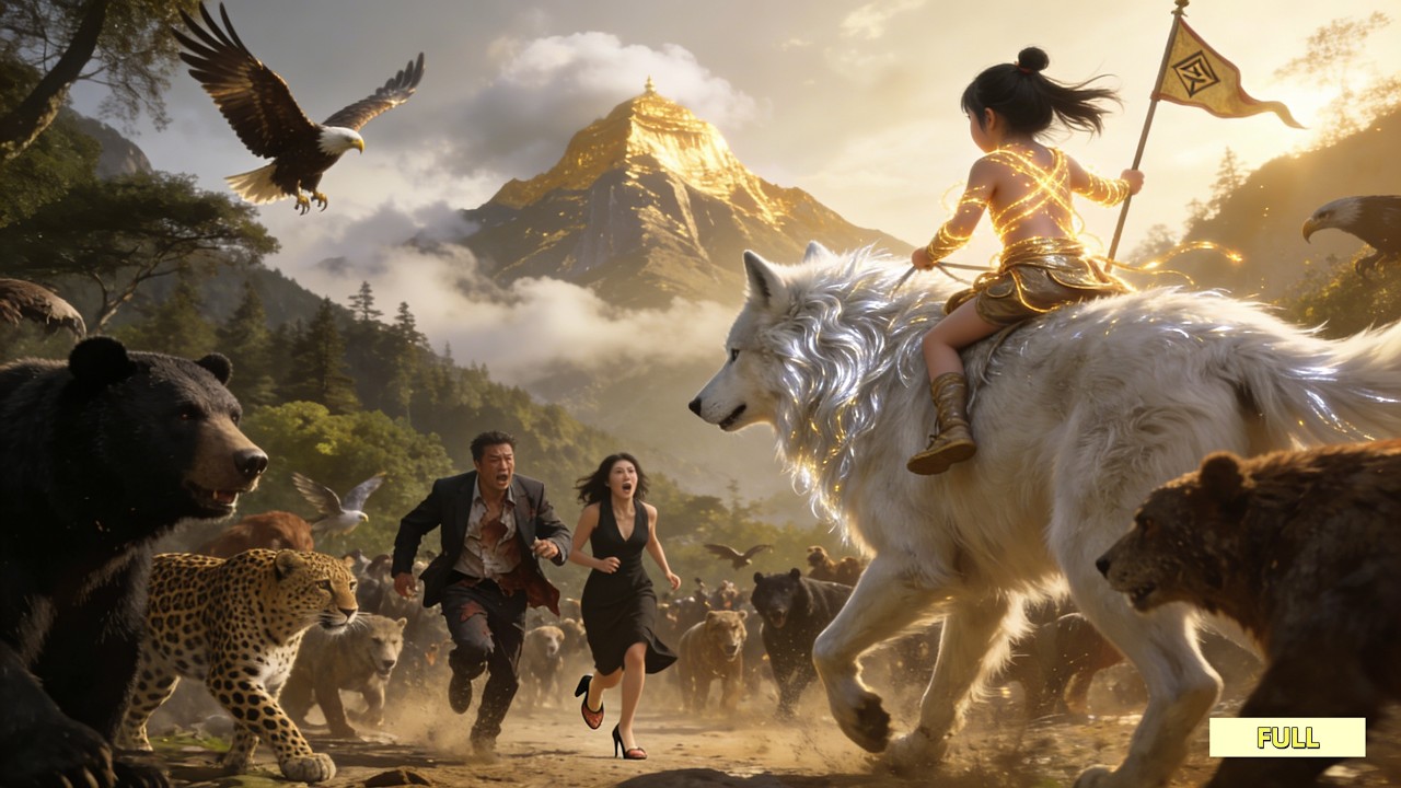 女孩是被惡毒保母換走的真千金，被丟在山林中自生自滅！卻不知我能聽動物心聲指揮百獸，回到家族後幫奶奶尋藥給父親找礦，一路被寵成福星，惡毒保姆和假千金都氣瘋了！#短劇 #drama #萌娃 #逆襲