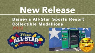 Disneys All-Star Sports Resort NEW Medallions