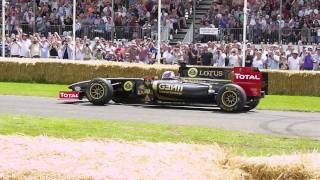 Donuts, Burnouts &amp; Wheelies at Goodwood Festival of Speed 2011 (HD)