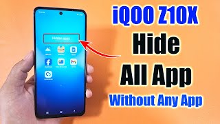 How to hide apps on iQOO Z10X screenshot 5