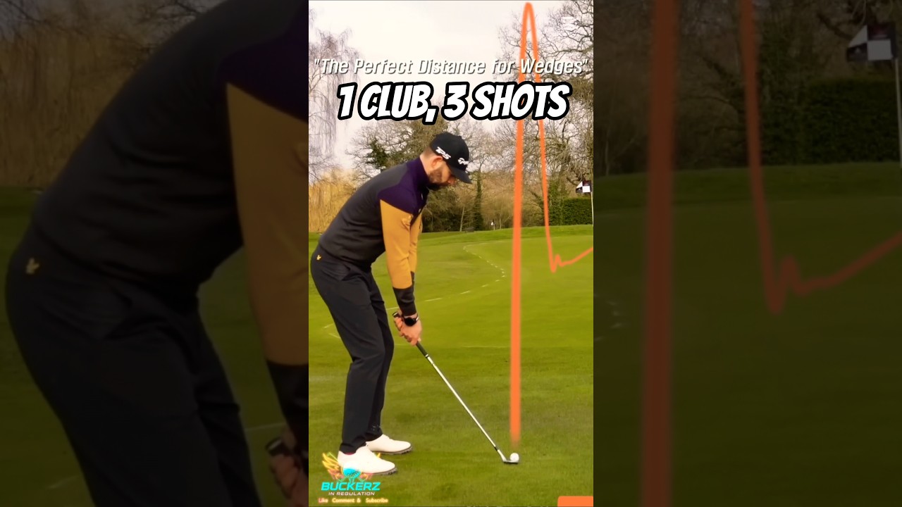 One Club, Three Shots: Master Wedge Trajectory With Simple Setup Tweaks #shorts #wedge #shortgame