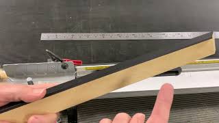Nobex Mitre Saw: Using the Measuring System