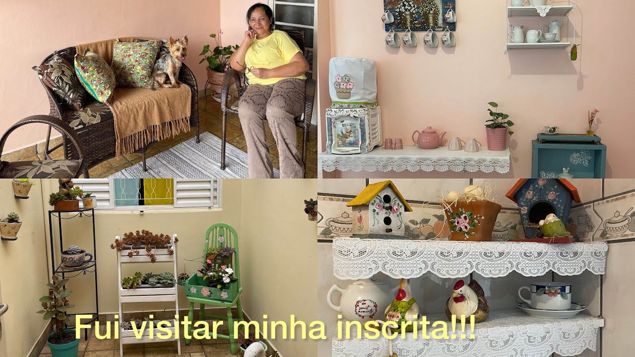 Ela decorou sua casa com muitas peças, que eu pintei!!!