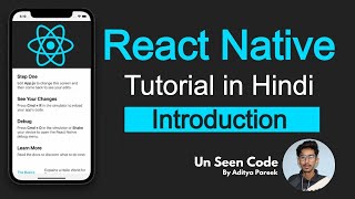 React Native Tutorial in Hindi |  React Native Tutorial for Beginners | React Native 1- Introduction