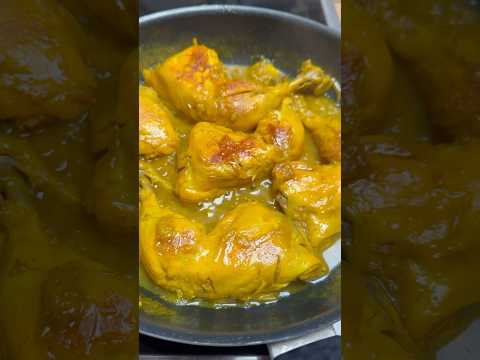 مرغ زعفرونی و کاراملی با شوید پلو آشپزی ایرانی آموزش آشپزی آشپزی