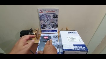 Cài đặt biến tần LS G100 chạy Jog và công tắc ngoài biến trở trên màn hình ứng dụng máy dệt