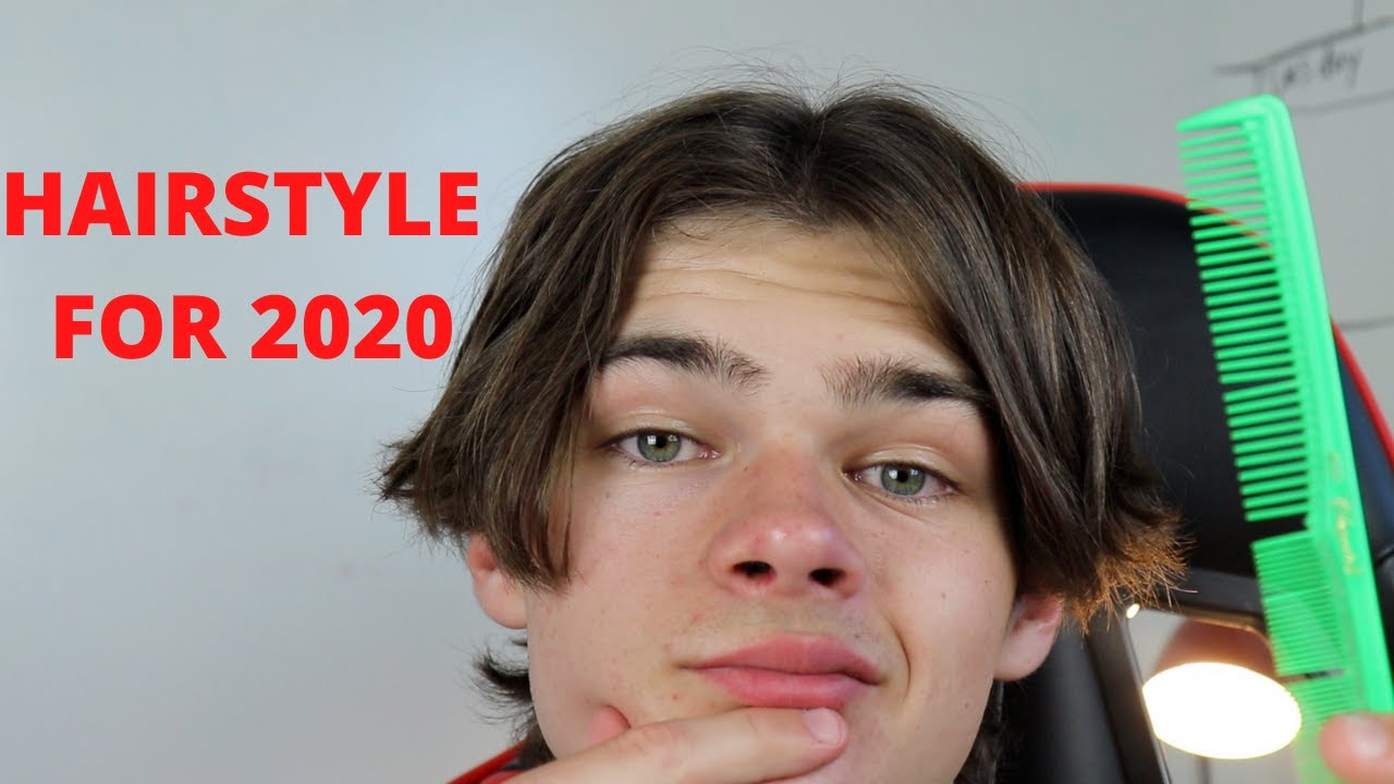 How to Style the MIDDLE PART for MEN for 2020 - YouTube