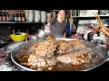 40년 그대로! 어마어마한 고기양! 미슐랭이 선택한 갈비국수! / Beef Noodles &amp; Braised Goat | Thailand Street Food
