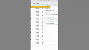 expiry date in excell 🫰👍💻#computereducation #excel #viralvideo #spreadsheetmagic #spreadsheetmagic