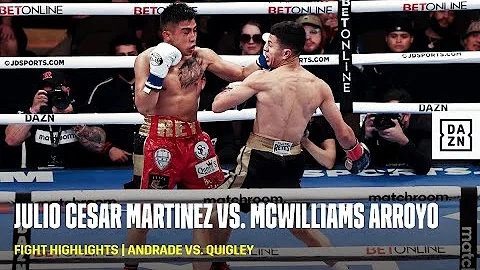 FIGHT HIGHLIGHTS | Julio Cesar Martinez vs. McWill...