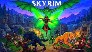 4000+ Mods Skyrim | Shape Shifter  Build | Modified lorerim