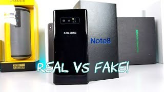 Goophone Note 8 VS Real Galaxy Note 8 - Unboxing & Comparison!