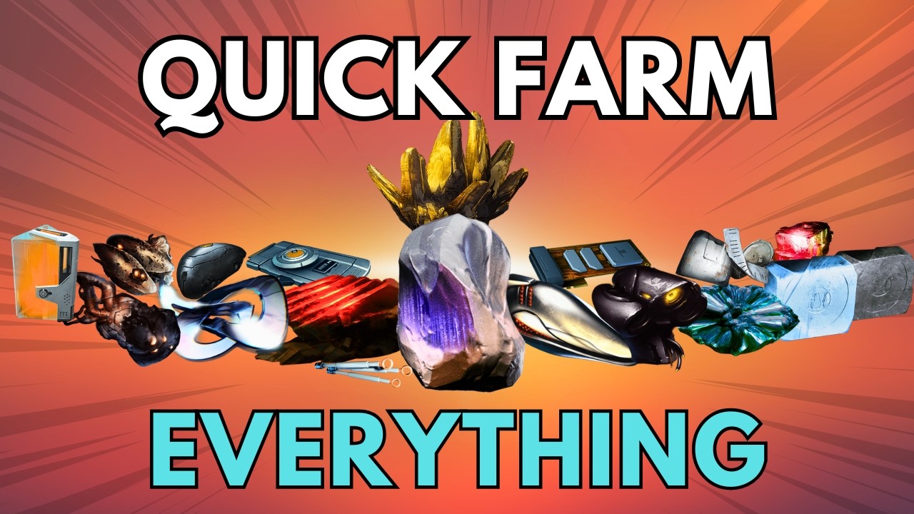 Лучшие способы фарма всех ресурсов в Warframe 2025