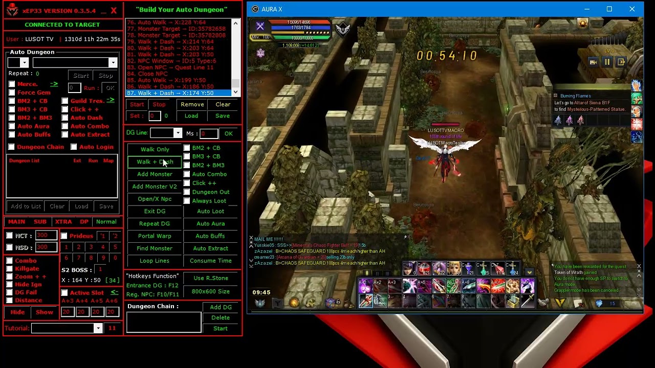 Cabal Online Auto Dungeon Maker Prideus Farm Only