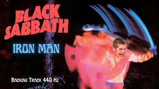 BLACK SABBATH - IRON MAN Backing Track for Guitar 440 Hz