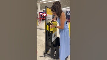 Luggage Checking Before Flight 😱 #shorts