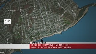 Search for swimmer missing off Bradley Point Beach