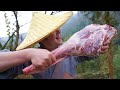 【Shyo video】小伙买了个6斤大羊腿，秘制一道“蘸水羊肉”，比吃羊肉汤还过瘾！