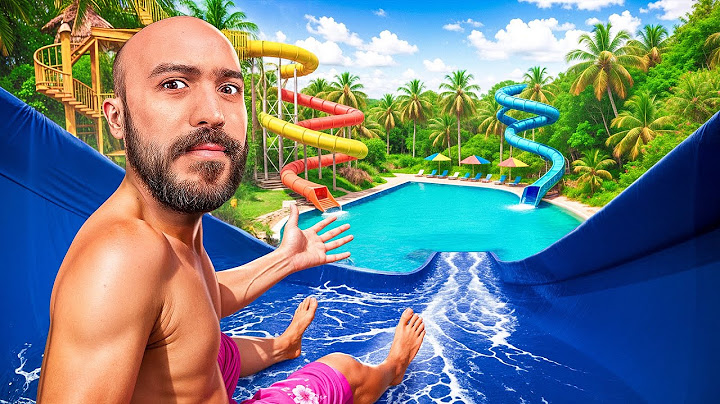 J'ai ouvert mon parc aquatique !