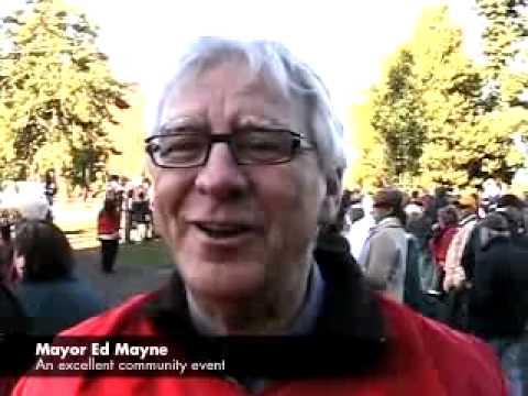 Olympic torch relay in Parksville allah