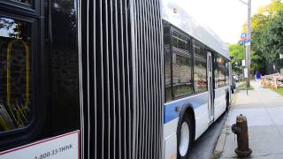MTA New York City Bus 2012 New Flyer XD60 Xcelsior Articulated 4737 On The Bx7