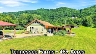 Tennessee Farms For Sale /48+ Acres / Barn Livestock W/ Garage / Tennessee Land For Sale Rogersville