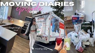 MOVING DIARIES EP. 1: NEW BEGINNINGS+EMPTY APARTMENT TOUR+ HOUSE SHOPPING| ARIEAUNNA