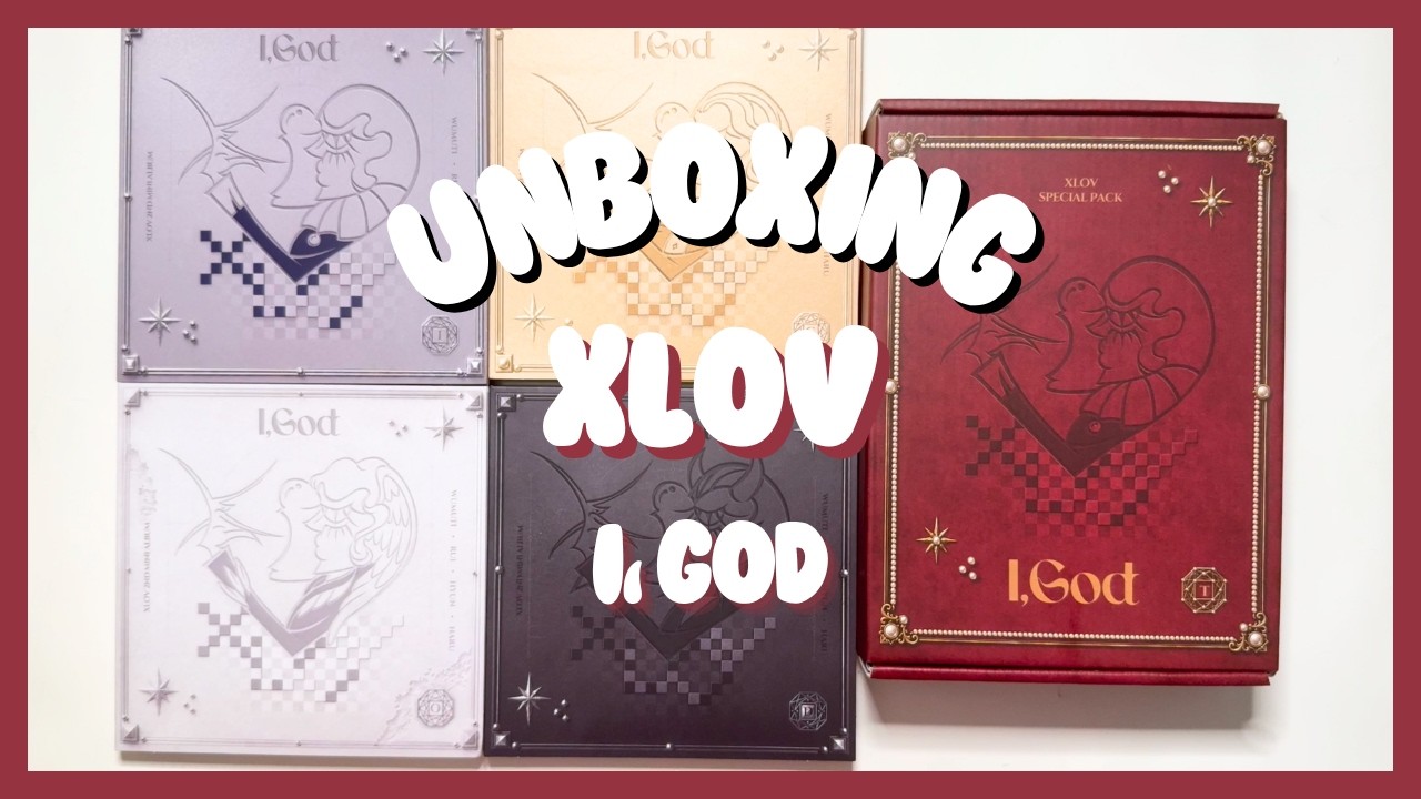 UNBOXING XLOV (엑스러브) - I, GOD - YouTube