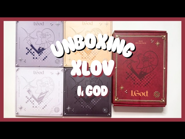 UNBOXING XLOV (엑스러브) - I, GOD - YouTube