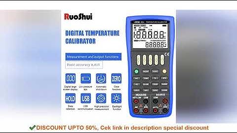 Victor 14+ Temperature Calibrator High Precision Output Temperature Verification Detector User Calib
