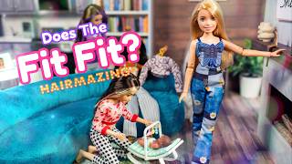 Can Hairmazing Fashion Fit A Barbie? Does The Fit Fit | Doll Fashion From Walmart