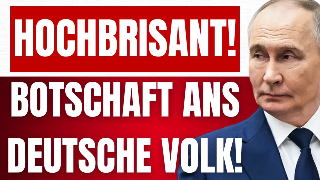 PUTIN schickt direkte BOTSCHAFT ans DEUTSCHE VOLK! - Wir müssen uns VERBÜNDEN!