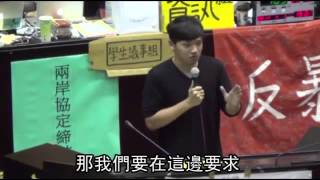 張慶忠今排審服貿 林陳：打50萬人的臉--蘋果日報 20140402