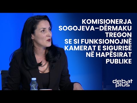 Komisionerja Sogojeva–Dërmaku tregon se si funksionojnë kamerat e sigurisë në hapësirat publike