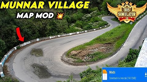 Map Mod Bussid 4.2 - Released Munnar Village Road map Mod For Bus Simulator Indonesia
