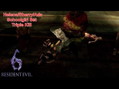 Helena Sherry Ada Trio Kill Freecam リョナ Resident Evil 6