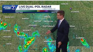 Not as hot, breezy Tuesday for Omaha area