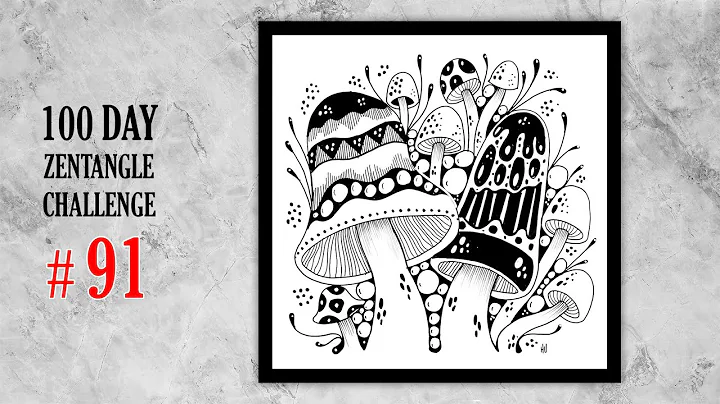 91 # 100 Days of Tangling: Zentangle 100 Day Challenge for Creative Doodle Art