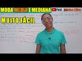 Moda média mediana com segurança