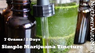Marijuana Tincture - For Beginners - Part 1  "Green Dragon" THC