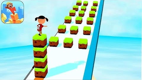 Satisfying Mobile Game Cube Surfer Top Gameplay Android,iOS Walkthrough Big Update Max Levels Free