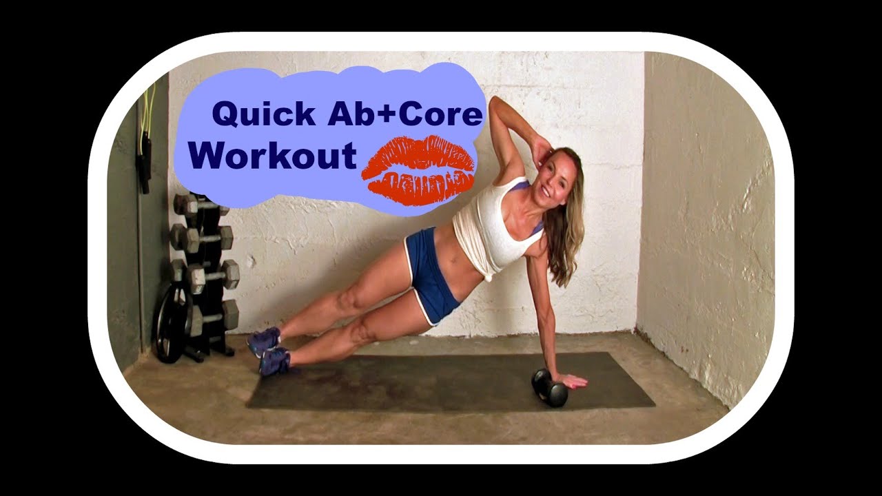 Quick Ab & Core Workout No Equipment Needed YouTube