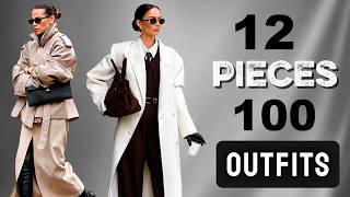 Minimalist Fall Wardrobe 12 Pieces 100 Outfits