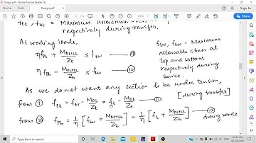 Prestressed concrete beam design
