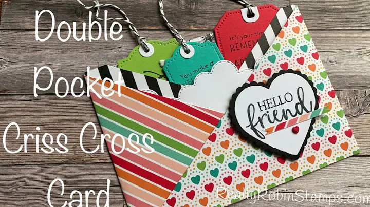 A Super Duper Fun Fold - The Double Pocket Criss Cross Card