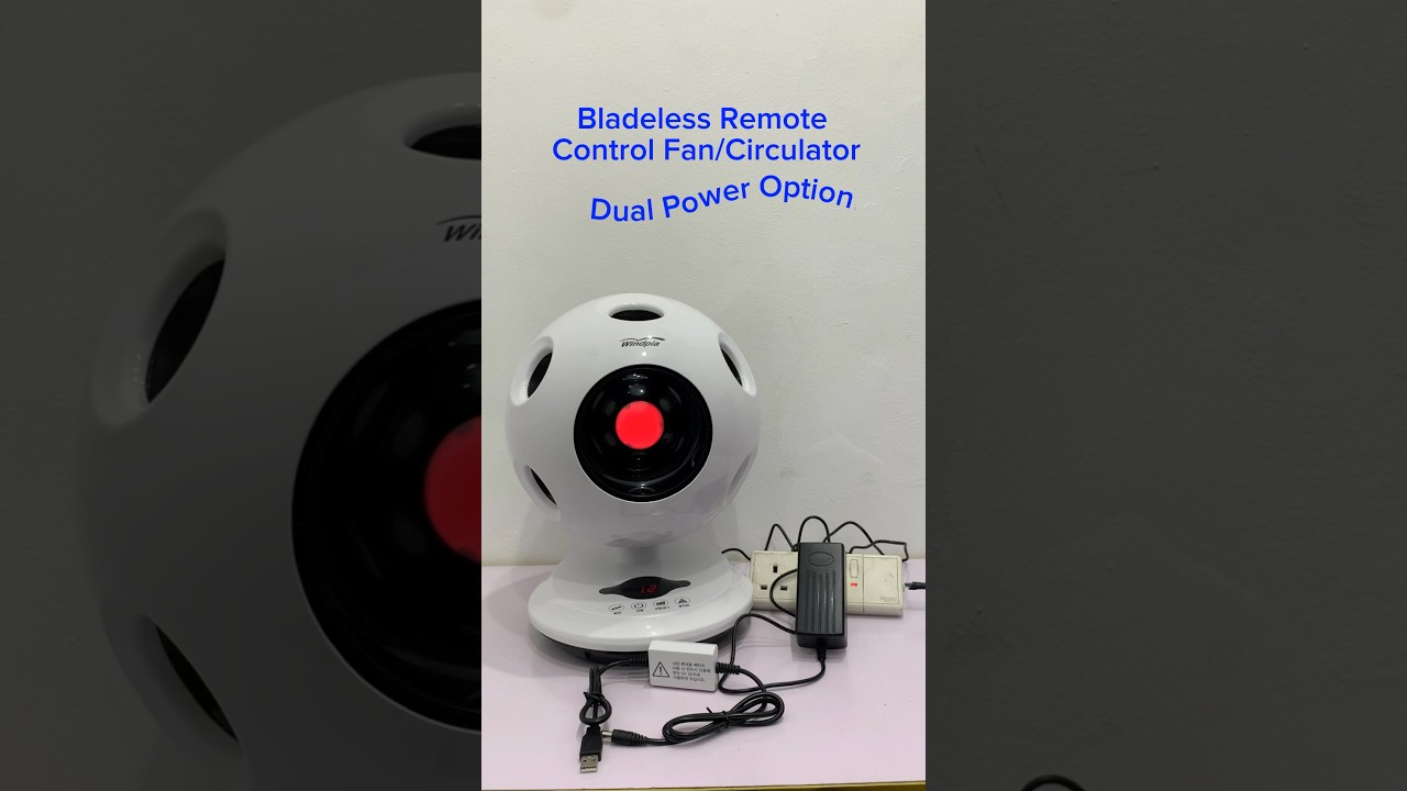 Bladeless Remote Control Fan|Circulator|Usb Fan