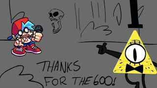 Bill Cipher Fnfhere Have A Purple Head Thats Always Screaming