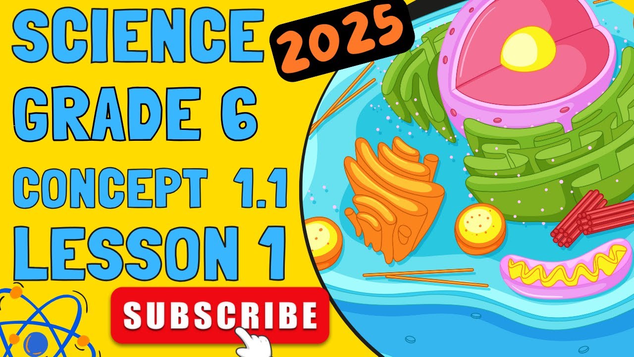 Science grade 6 first term 2025 concept 1 lesson 1 the cell 2025 