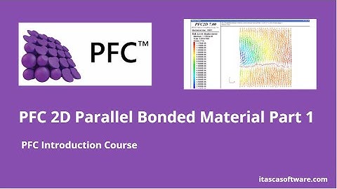 PFC Training - 2D Parallel Bonded Material Part 2