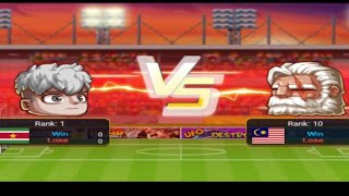 Head Soccer SURINAME 🇸🇷 Vs MALAYSIA 🇲🇾 Clash of Clans!! Who is Better?